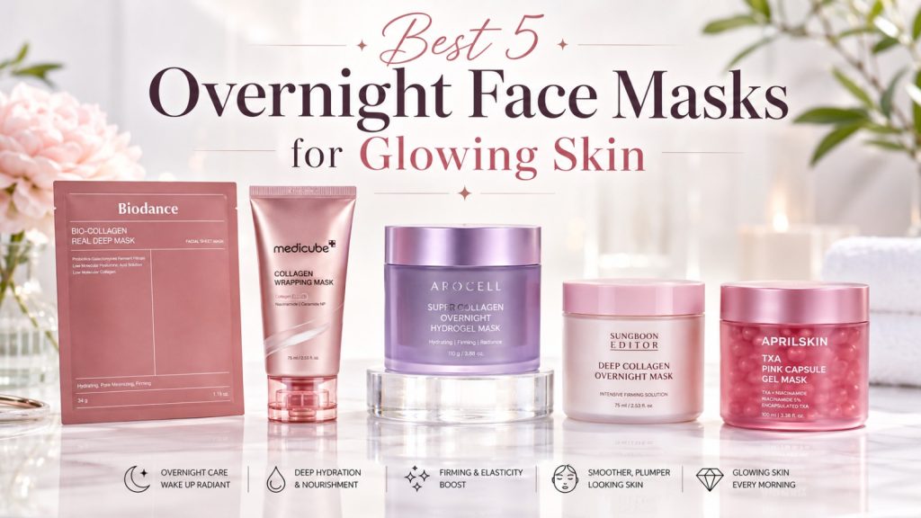  best overnight face masks for glowing skin