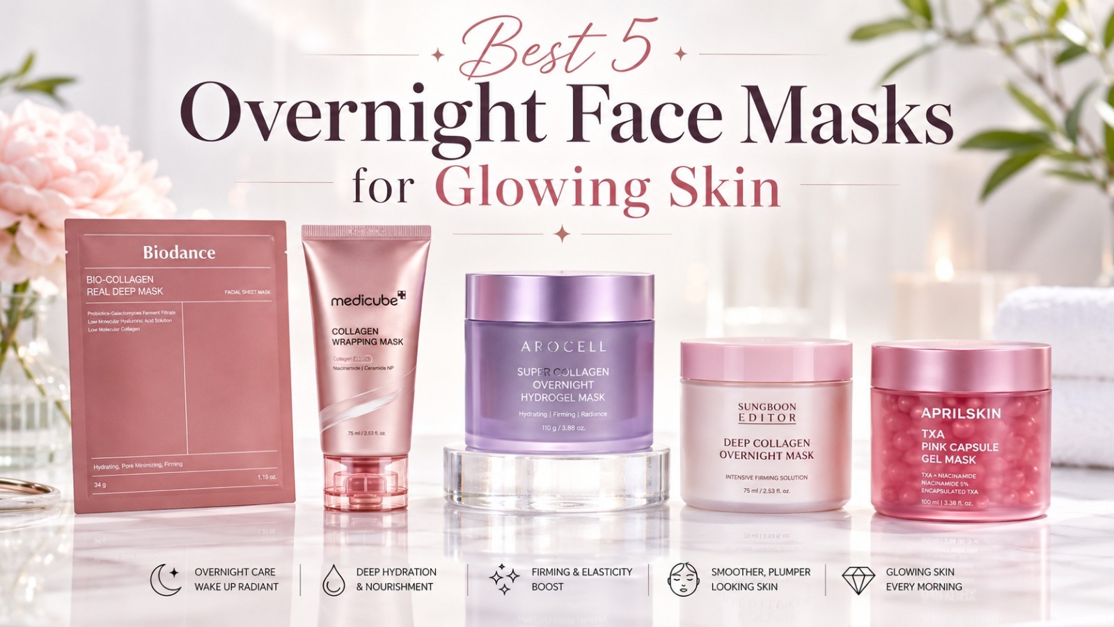 Best Overnight Face Masks for Glowing Skin: Top 5 Picks and Buying Guide