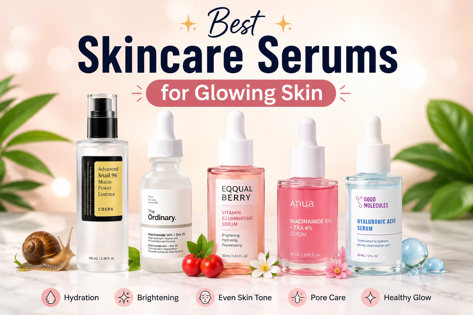 best skincare serums for glowing skin