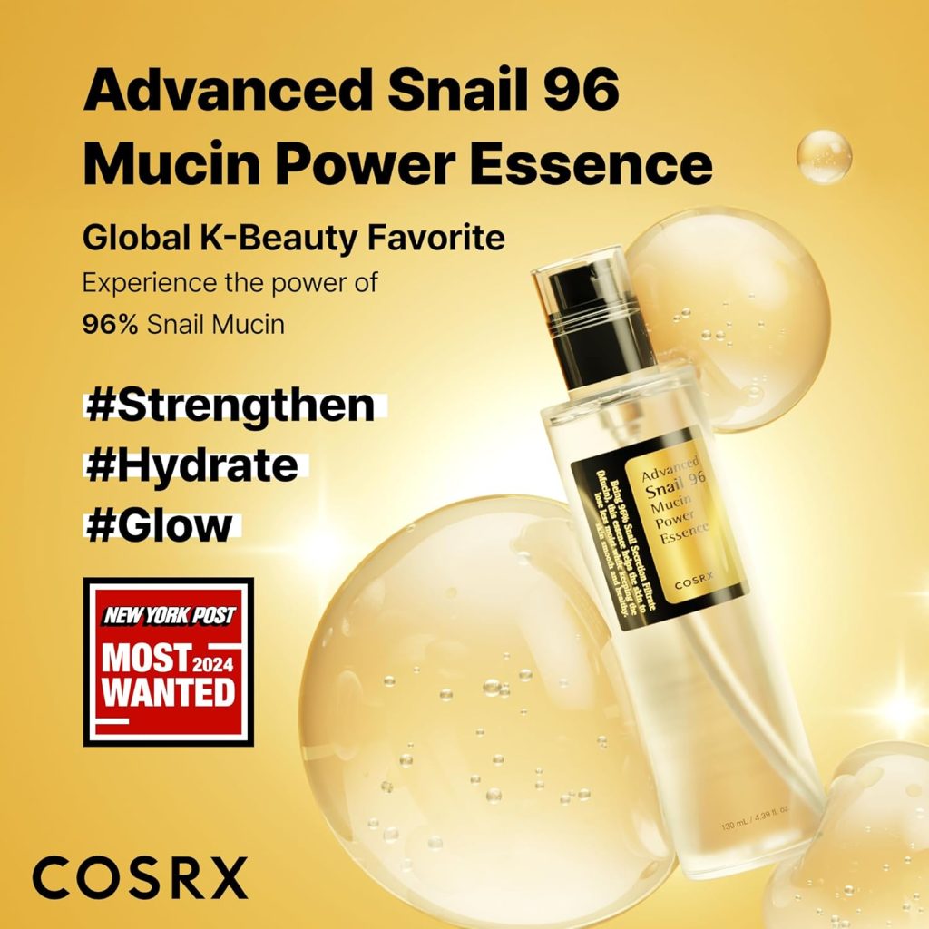 COSRX Advanced Snail 96 Mucin Power Essence for glowing skin