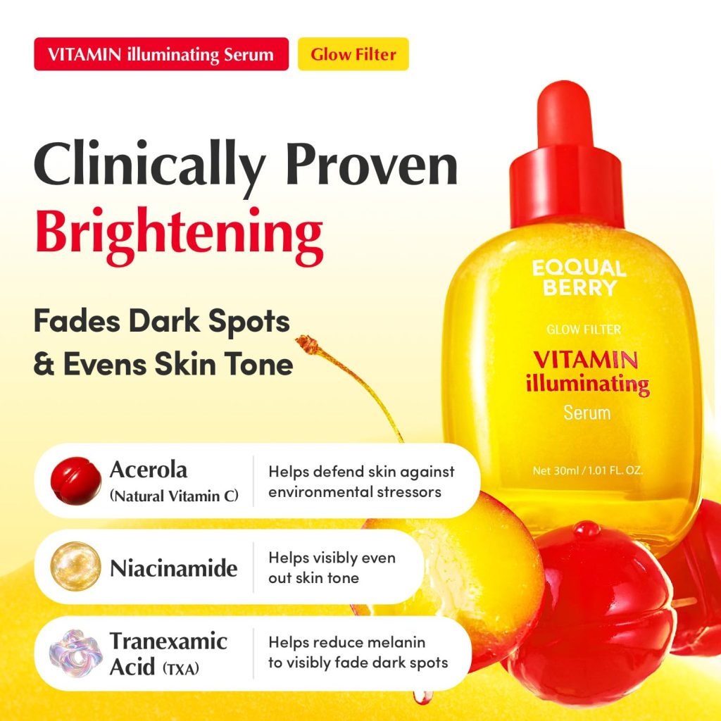 EQQUALBERRY Vitamin Illuminating Serum for dull skin
