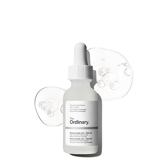 The Ordinary Niacinamide 10% Zinc 1% serum for oily skin

