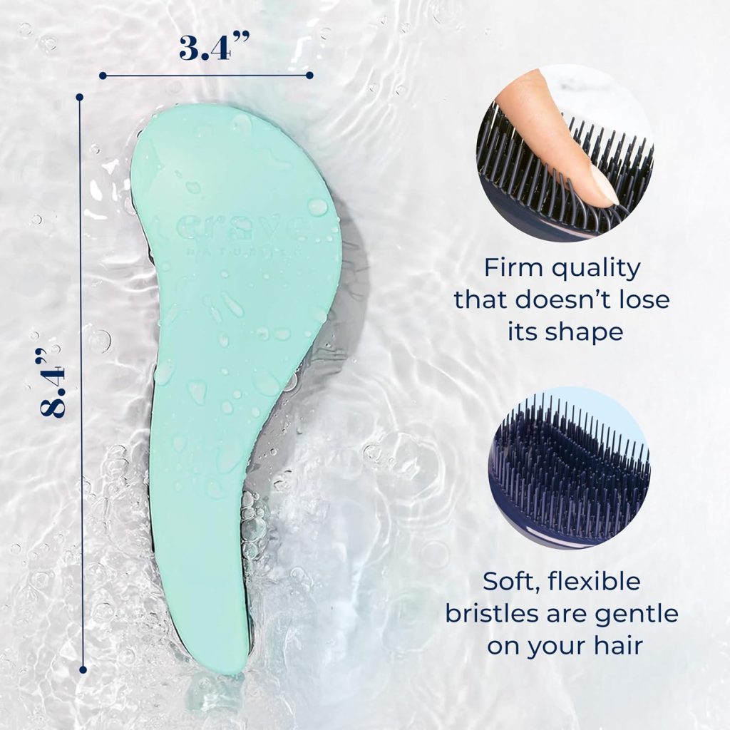 Crave Naturals Biggie Glide Thru Detangling Brush
