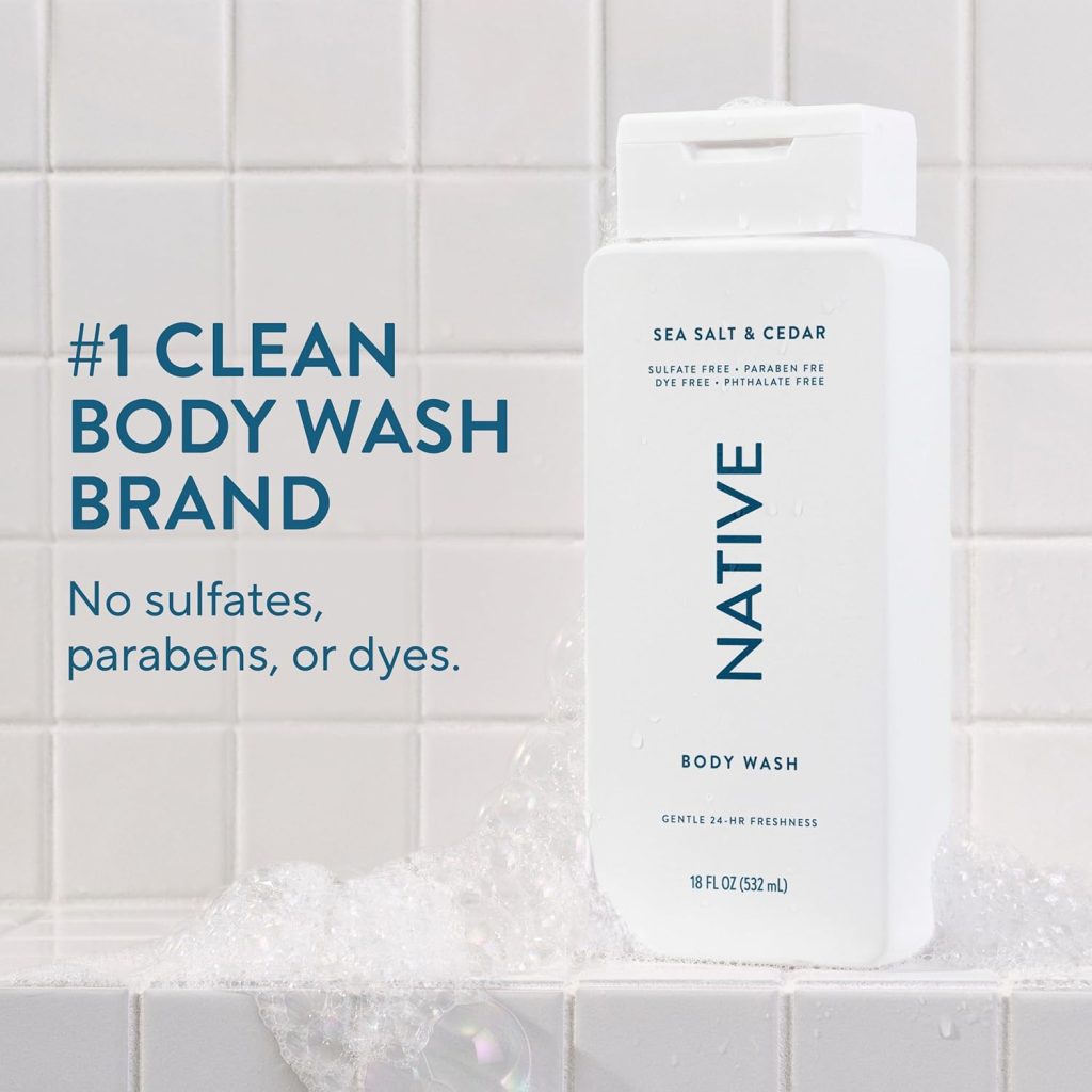 Native Sea Salt and Cedar Body Wash