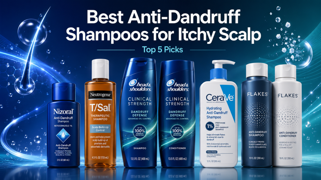 best anti-dandruff shampoos for itchy scalp